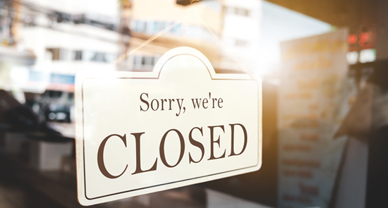 Closed Sign Window Web Edit Retra